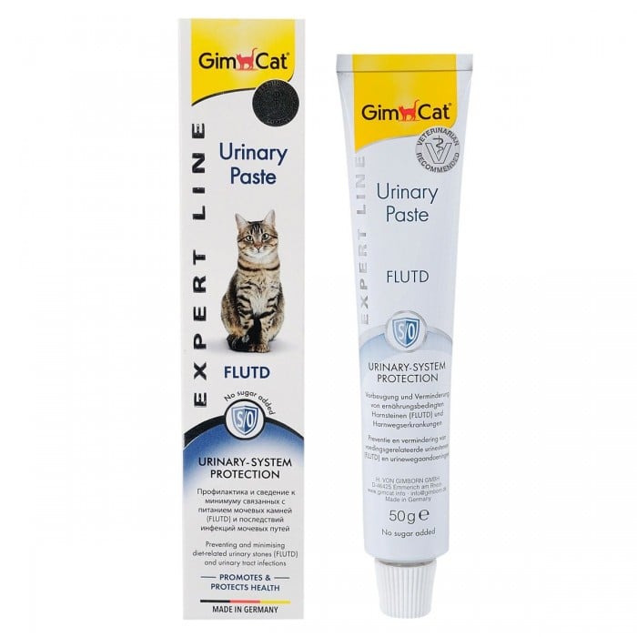GimCat Urinary Paste - паста для защиты мочевыводящих путей кошек, 50 g