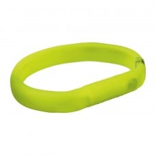 Trixie USB Flash нашийник для собак силіконовий, що світиться (зелений) M-L 50cм/18мм 