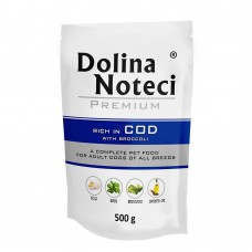Dolina Noteci Premium влажный корм для собак с треской и брокколи 500 г
