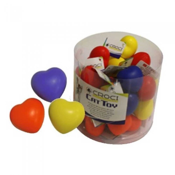 Croci іграшка для котів "Сердечки" (в асортименті)