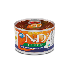 Farmina N&D Grain Free Pumpkin Lamb Adult Mini для собак мелких пород с тыквой, ягненком и черникой 140 г