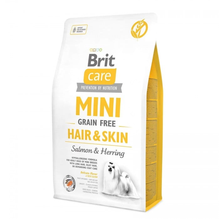 Brit Care GF Mini Hair and Skin 2 kg (для собак малых пород)