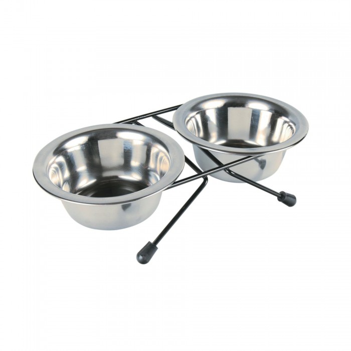 Trixie Eat on Feet стойка с 2 мисками для собак 2 шт. 0,2 л/10 см