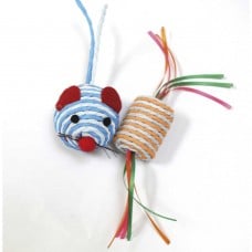 Croci игрушка для кошек "Мышь/туба" (в ассортименте)