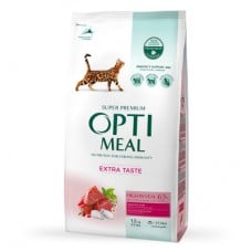 Optimeal Adult Cat High in Veal сухий корм для котів з телятиною 1,5 кг