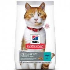 Hill's SP Sterilised Cat Adult сухой корм для стерилизованных котов с тунцом 1,5 кг NEW