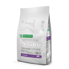 Nature's Protection Superior Care White Dogs Grain Free Junior All Breeds для юниоров с белым окрасом 10 кг
