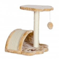 Trixie Vitoria когтеточка для кошек комплексная с домиком бежевая 43 см