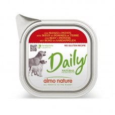Almo Nature Daily Dog паштет с говядиной и картофелем для собак 100 г*10шт