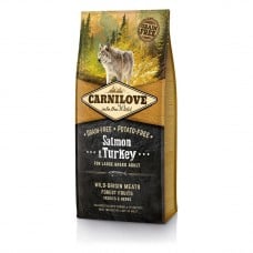 Carnilove Adult Large Breed Salmon and Turkey с лососем и индейкой для взрослых собак крупных пород 12 kg