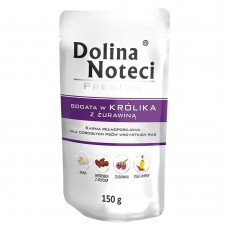 Dolina Noteci Premium влажный корм для собак с кроликом и клюквой 150 г
