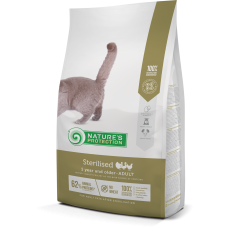 Nature's Protection Sterilised сухий корм для стерилізованих котів та кішок 7 кг