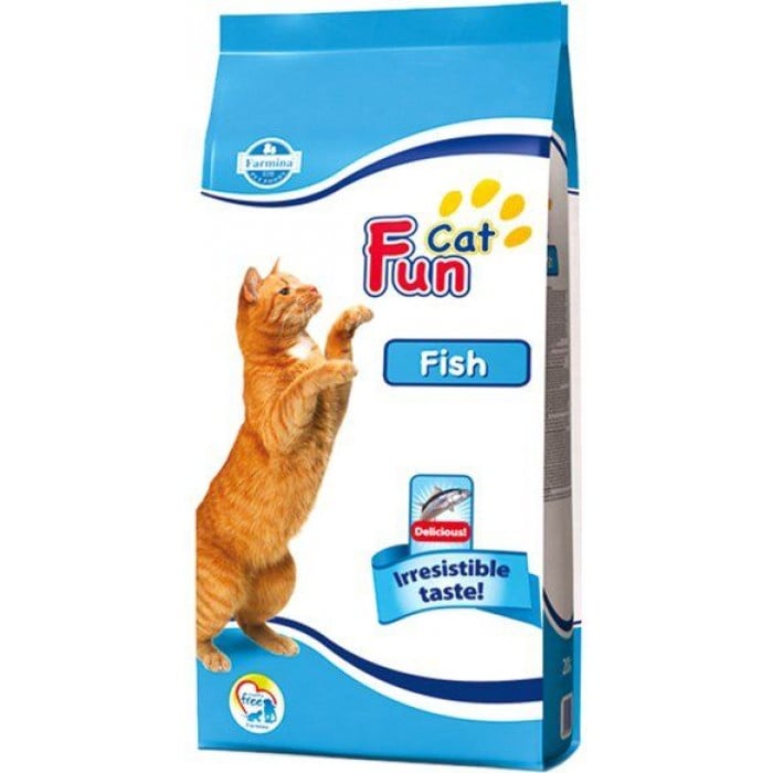 Farmina Fun Cat Fish сухой корм для взрослых кошек с рыбой 20 кг
