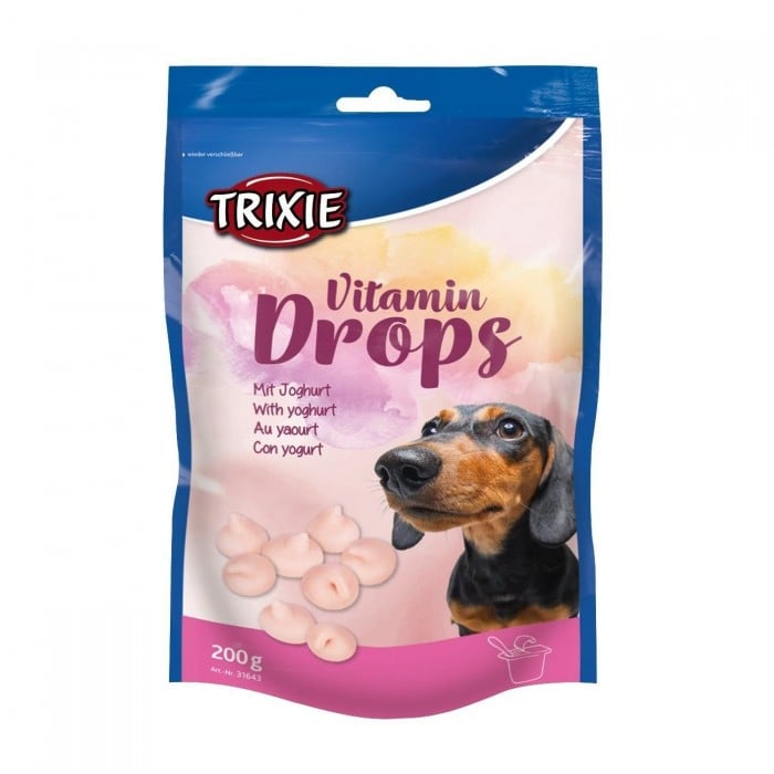 Trixie Drops вітамінізовані ласощі для собак з йогуртом 200гр