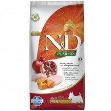 Farmina N&D беззерновой сухой корм для собак мелких пород с курицей, тыквой и гранатом 0,8 кг