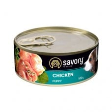 Savory Puppy Chicken влажный корм для щенков всех пород с курицей 100g