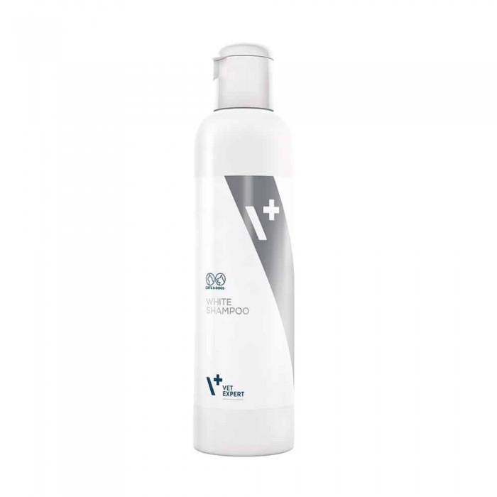 Vet Expert White Shampoo шампунь для кошек и собак со светлым окрасом шерсти 250 мл