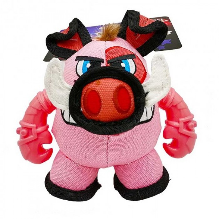 Croci іграшка для собак "Свин - казковий воїн" з пищалкою 18х12х12 см