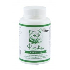 ProVET Фитовит фитокомплекс для выведения шерсти и поддержания мочевыделительной системы котов 100 табл.