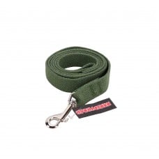 Пухнастики брезентовый поводок для собак М (зеленый) 1,2 м