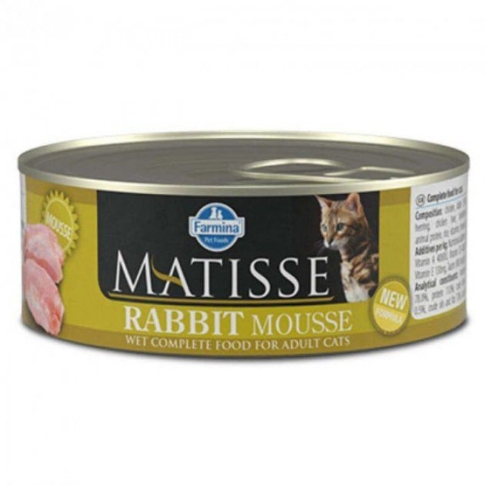 Farmina Matisse Cat Mousse Rabbit вологий корм для котів з кроликом 85 г