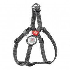 Collar WAUDOG Re-cotton шлея для котов и малых собак с QR-паспортом (серая) XS