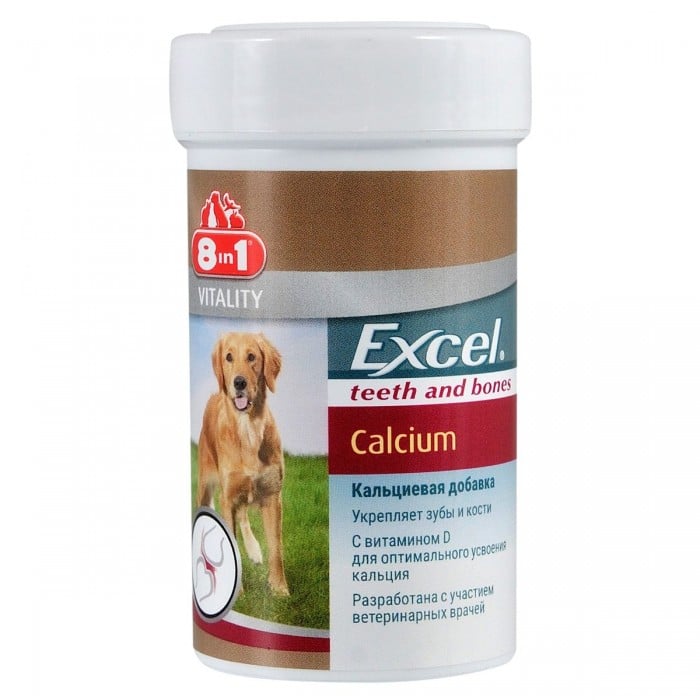 Excel Calcium витамины для собак 155таб/100ml
