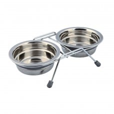 Trixie Eat on Feet металические миски на подставке для собак 2 шт. 0,25 л/11 см