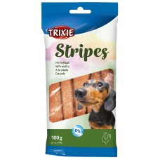 Trixie Stripes Light лакомство для собак с мясом домашней птицы 100гр 10шт