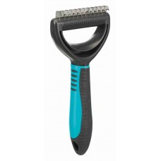 Trixie колтунорез универсальный с широкими зубцами для ухода за шерстью собак и кошек 7х18см