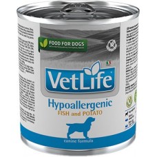 Farmina Vet Life Hypoallergenic Fish & Potato влажный диетический корм для собак при пищевой аллергии 300 г