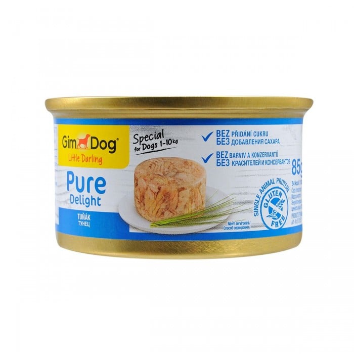 GimDog Little Darling Pure Delight с тунцом для собак 85g