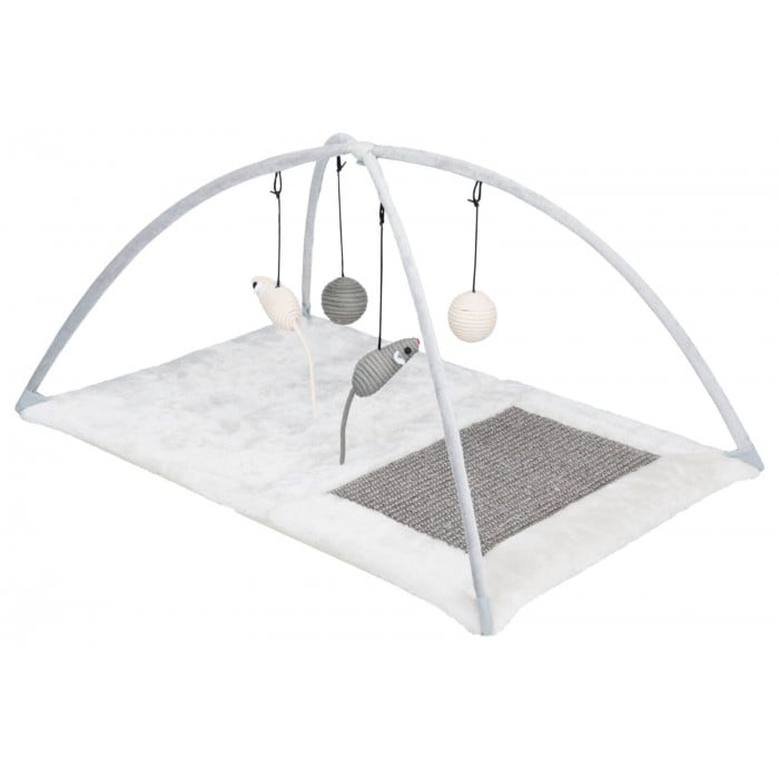 Trixie ігровий килимок для котів з кігтеточкою графіт/світло-сірий 60×33×42 см