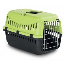 Bergamo Gipsy 2 Large Green переноска с металлической дверцей для кошек и собак до 12 кг (зеленая)