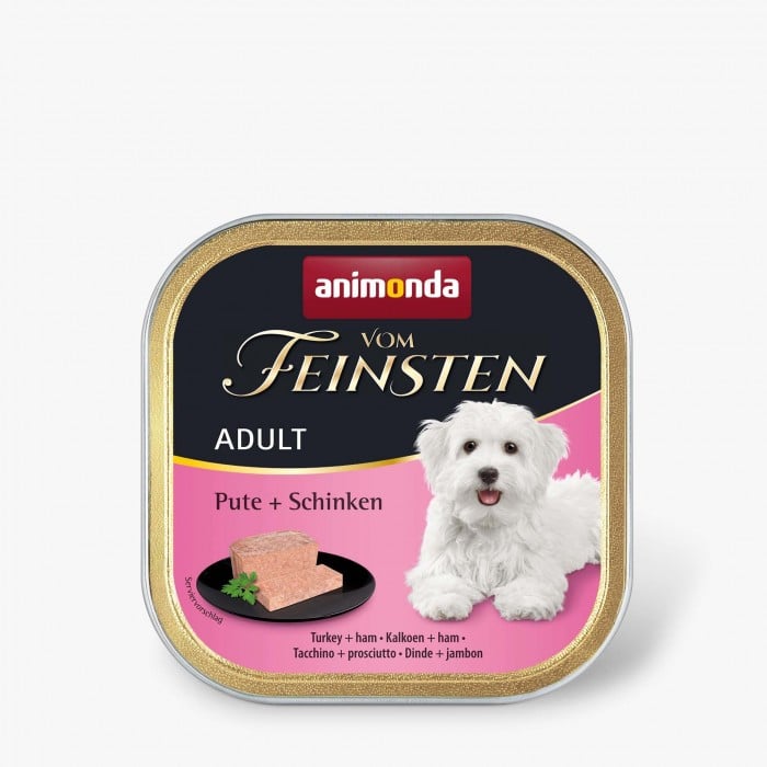 Animonda Vom Feinsten Adult Turkey + Ham вологий корм з індичкою та шинкою для собак 150 г