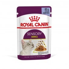 ROYAL CANIN SENSORY SMELL влажный корм для взрослых кошек в желе 85г*12шт
