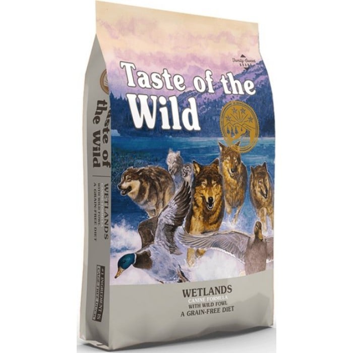Taste of the Wild Wetlands Canine Formula сухой корм для собак с уткой и перепелом 12,2 кг