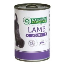 Nature's Protection Adult Lamb влажный корм для собак всех пород с ягненком 800 г*6шт.