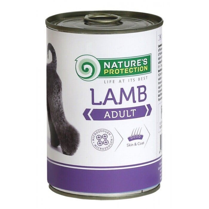 Nature's Protection Adult Lamb влажный корм для собак всех пород с ягненком 800 г*6шт.