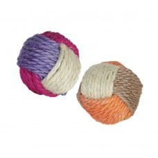 Croci игрушка для кошек "Мяч плетеный джут" (в ассортименте)