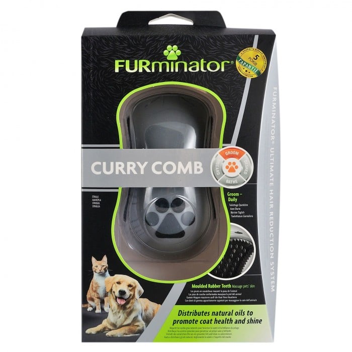 FURminator массажная щётка для собак и котов разных пород