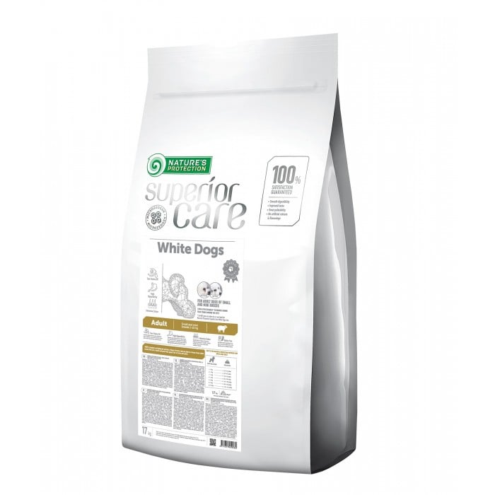 Nature's Protection Superior Care White Dogs Adult Small and Mini Breeds 17 кг