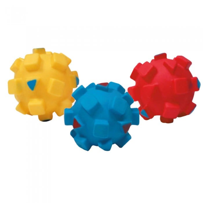 Croci іграшка для собак "М'яч з квадратами" з пищалкою 9 см