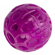 AGILITY игрушка для собак мяч с отверстием (фиолетовый) 6 см
