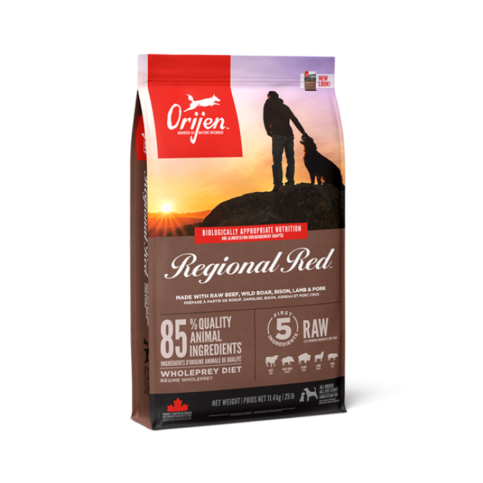 Orijen Regional Red Dog сухий корм для собак з 6 видами м'яса 2 кг