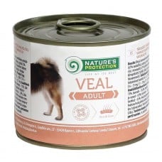 Nature's Protection Adult Veal влажный корм для собак с телятиной 200 г*6шт.