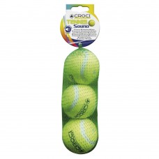 Croci игрушка для собак "Мяч тенисный в упаковке" с пищалкой 6,5 см