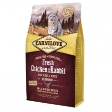 Carnilove Fresh Chicken and Rabbit Gourmand for Adult cats із куркою та кроликом для котів 2 kg