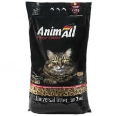 AnimAll деревний наповнювач для котів без аромату 7,5 кг