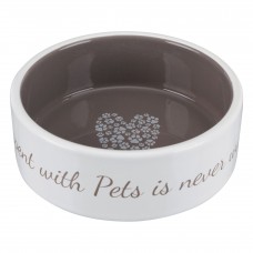 Trixie Pet's Home керамическая миска для собак и котов (кремовая/бежевая) 0,3 л/12 см